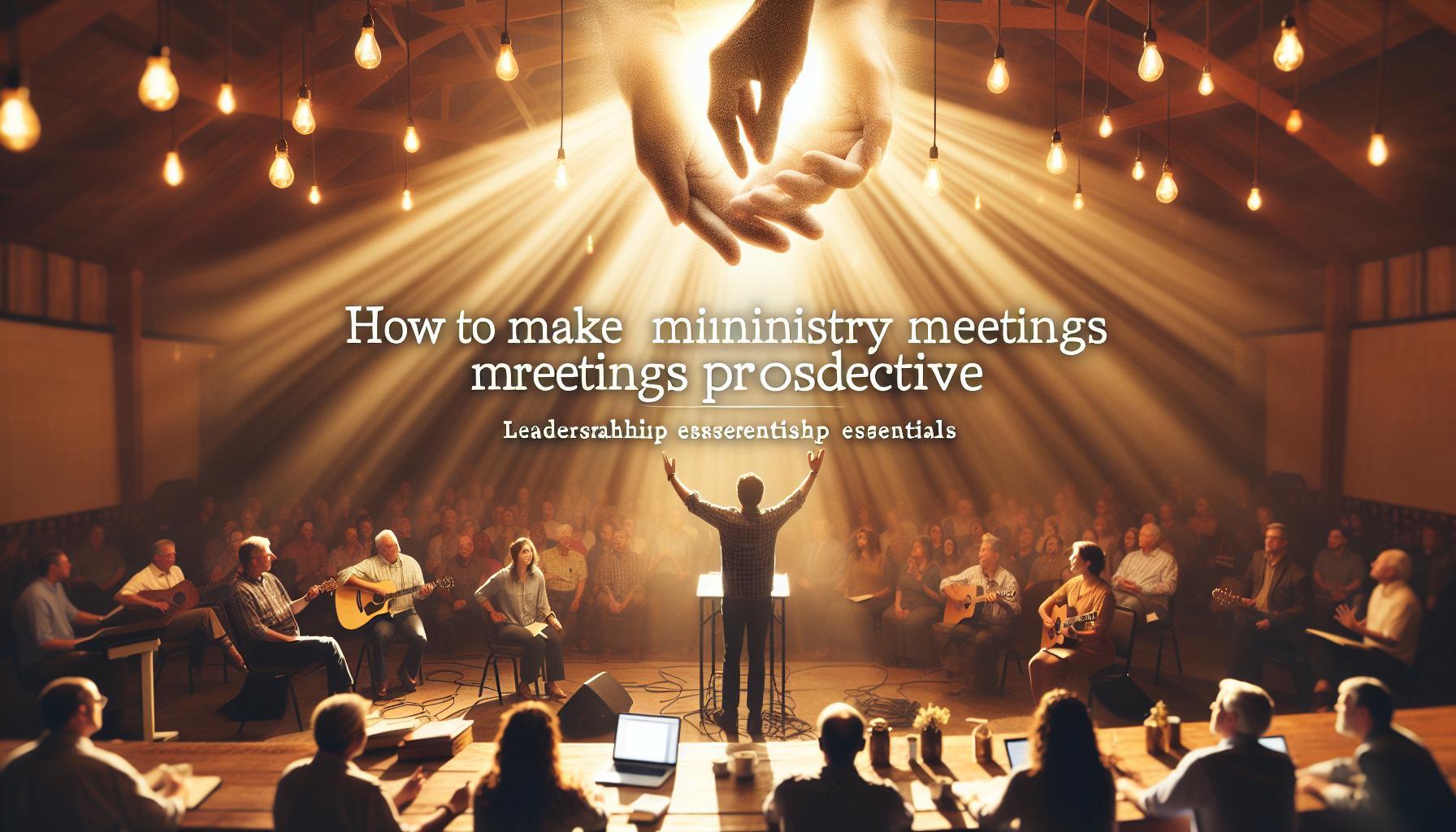 How To Make Ministry Meetings Productive: Leadership Essentials How To Make Ministry Meetings Productive: Leadership Essentials