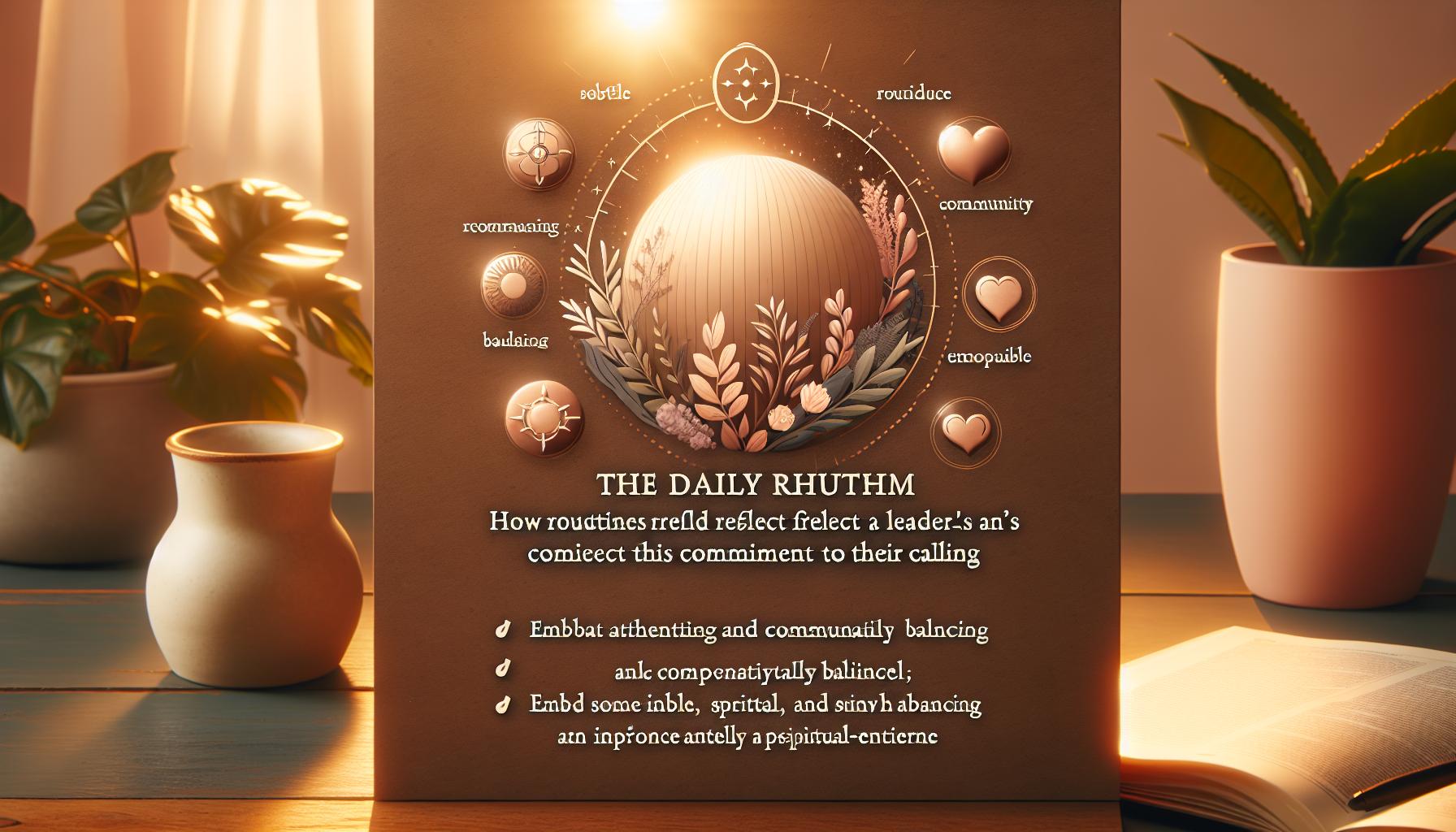 The Daily Rhythm: How Routines Reflect a Leader’s Commitment to Their Calling