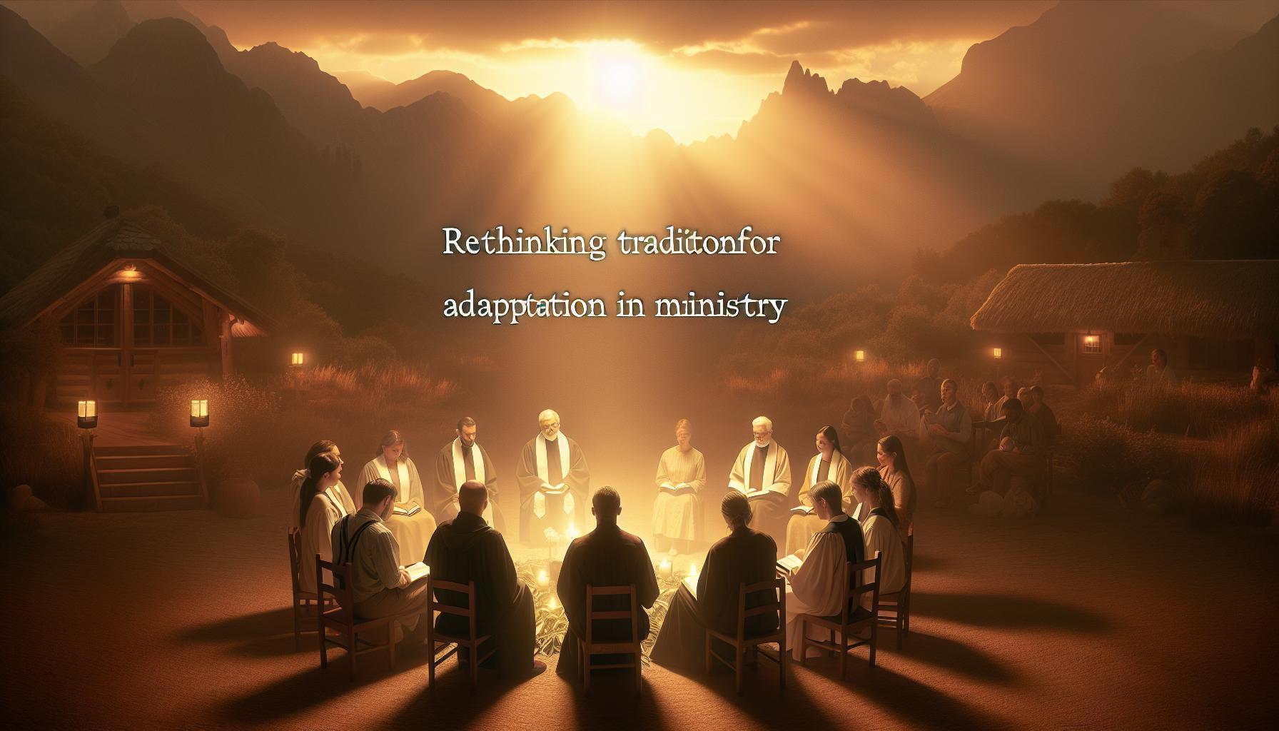 Must Ministries Follow Traditional Models? Innovative Approaches 1 Rethinking Tradition: The Necessity of Adaptation in Ministry