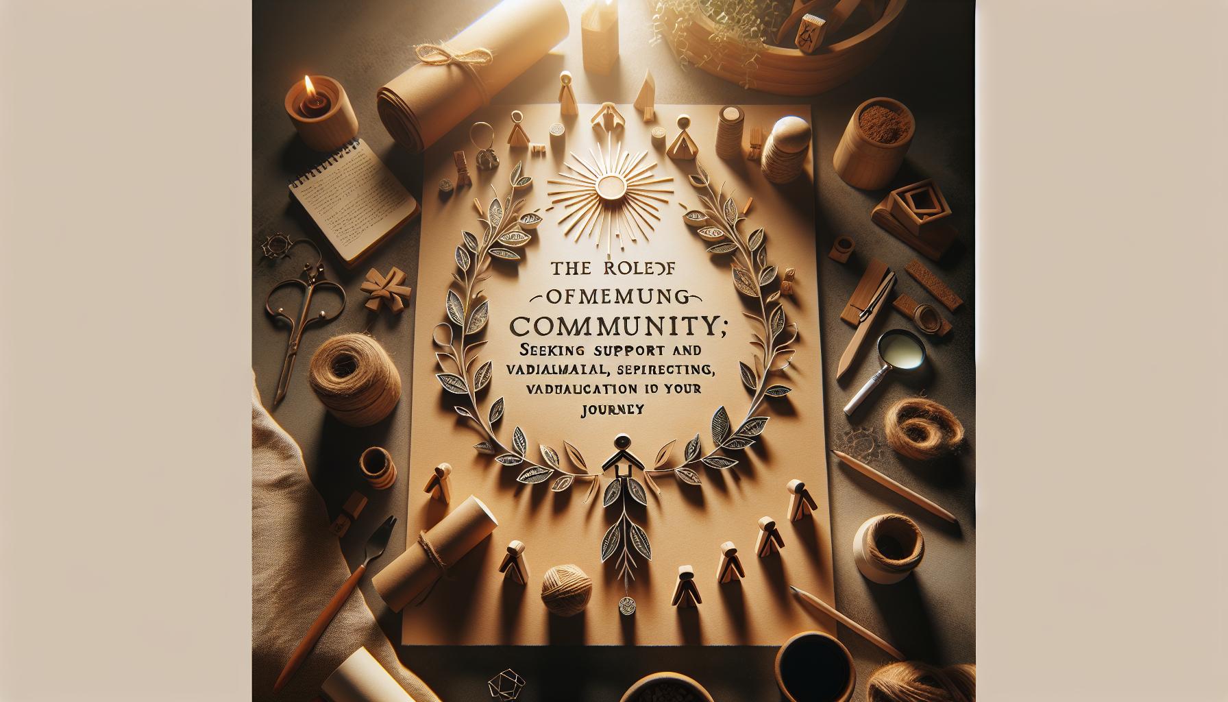 The Role of Community: Seeking Support and Validation in Your Journey